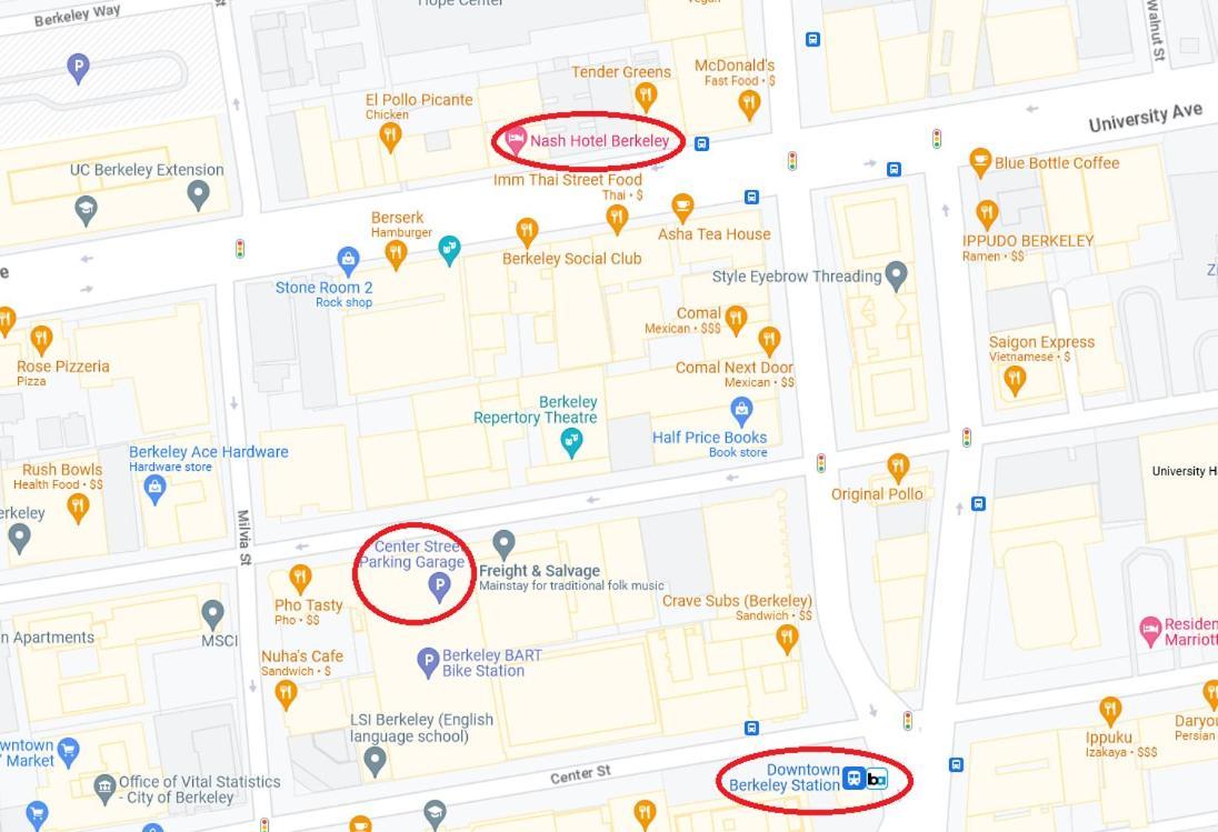 Nash Hotel Бъркли Екстериор снимка